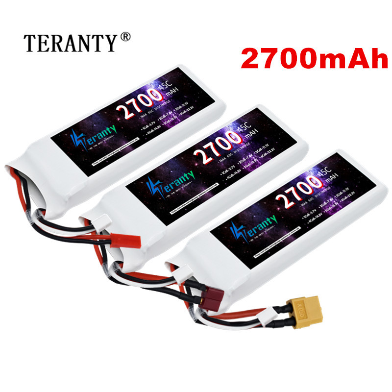 Drone Racing Battery - 1/3PCS 2S 7.4V Lipo Battery 2700mAh