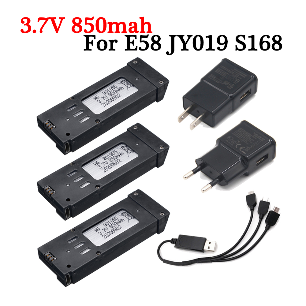 Eachine Drone E58 - Upgrade Version 3.7V 850mah Lipo Battery