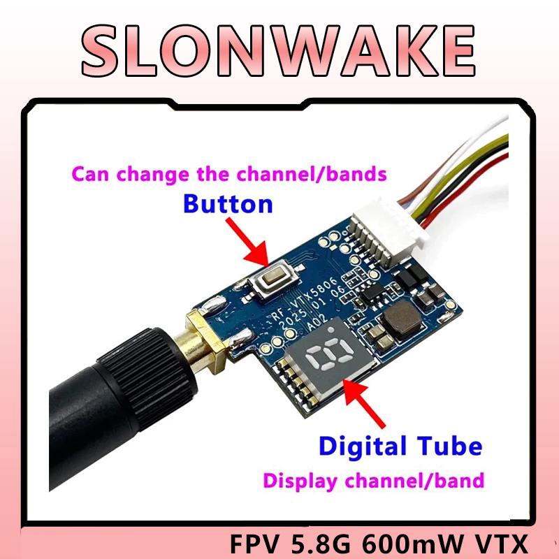 SLONWAKE 5.8G TS5823 PRO Mini  - Drone Racing Camera recension och pris